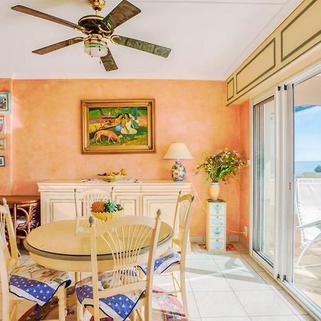 A6- 2 Bdr Incredible Sea View - Ac, Garage & Terrace Antibes Exterior foto