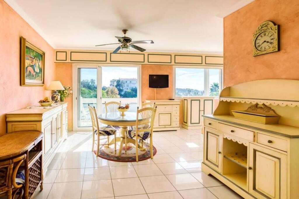 A6- 2 Bdr Incredible Sea View - Ac, Garage & Terrace Antibes Exterior foto