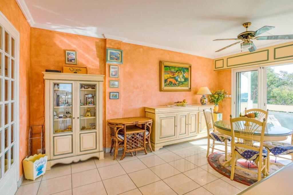 A6- 2 Bdr Incredible Sea View - Ac, Garage & Terrace Antibes Exterior foto