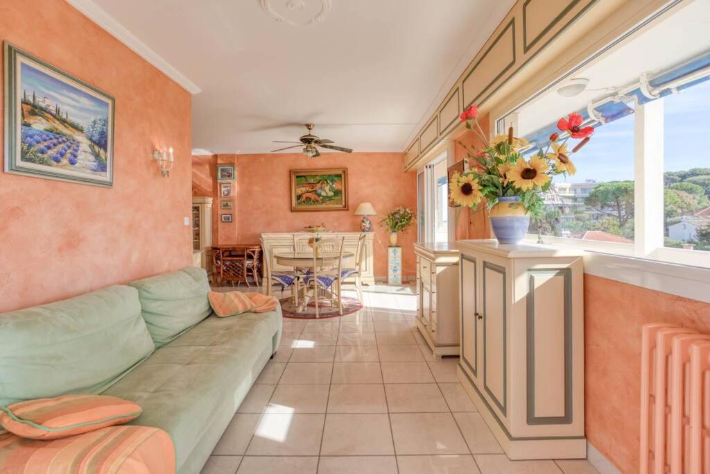 A6- 2 Bdr Incredible Sea View - Ac, Garage & Terrace Antibes Exterior foto
